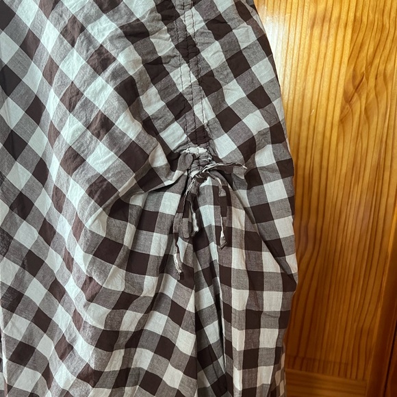 Western Brown and White Check Swing Skirt Size 6 Trend b.c.p. Bonprix Collection - Picture 9 of 12